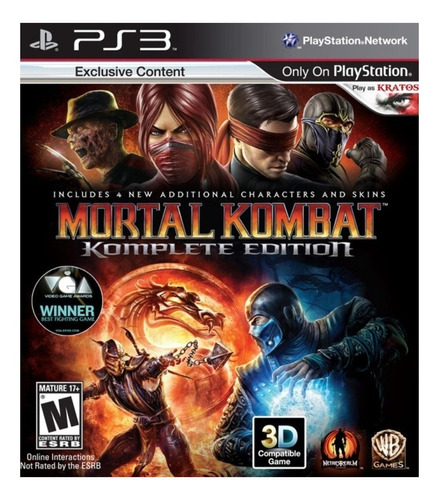 Mortal Kombat Komplete Edition - PS3 Fisico (Usado)