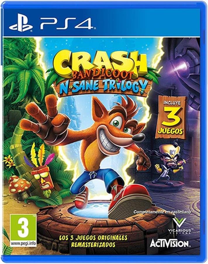 Crash Bandicoot N-Sane Trilogy Ps4 Usado